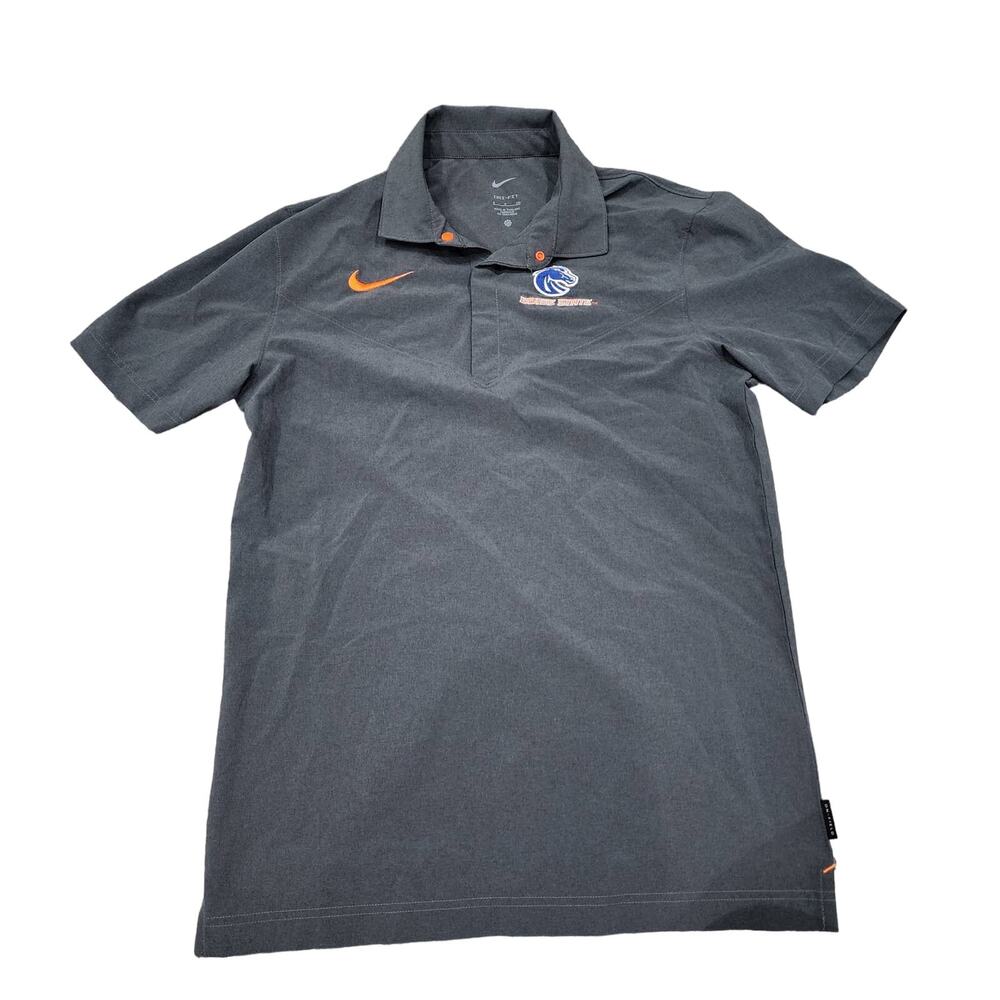 Nike Grey Boise state on field mens size small polo